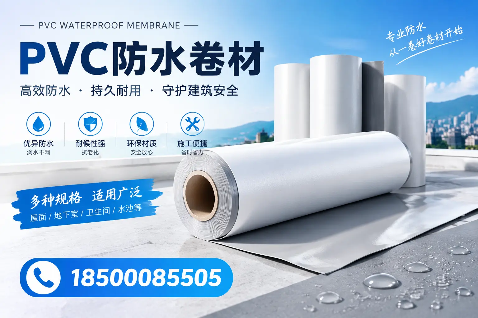 如何选择适合的PVC防水卷材？专家为您解答眉山的需求